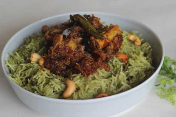 Gongura Mutton Biryani (Fri-Sun)