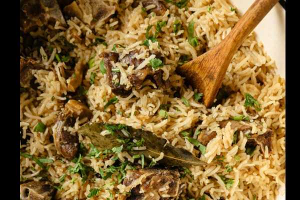 Goat Fry Pulav