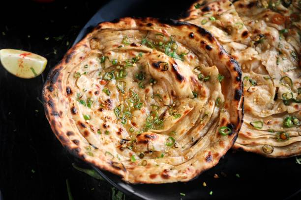 Chilli garlic naan