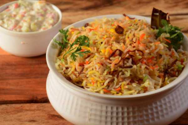 Vegetable Dum Biryani 