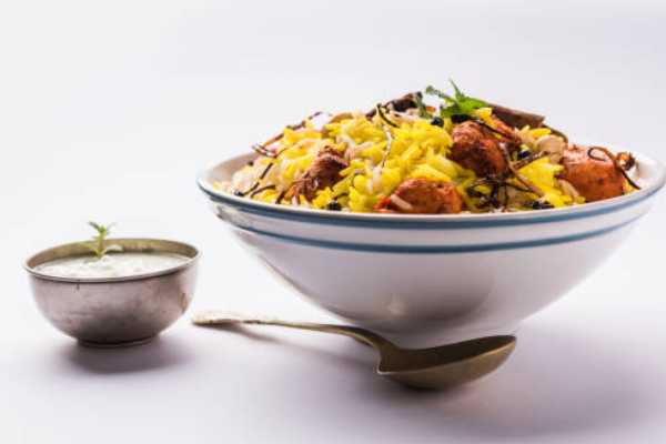 Ghee Roast Mutton Biryani