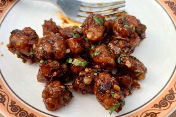 MUSHROOM MANCHURIAN