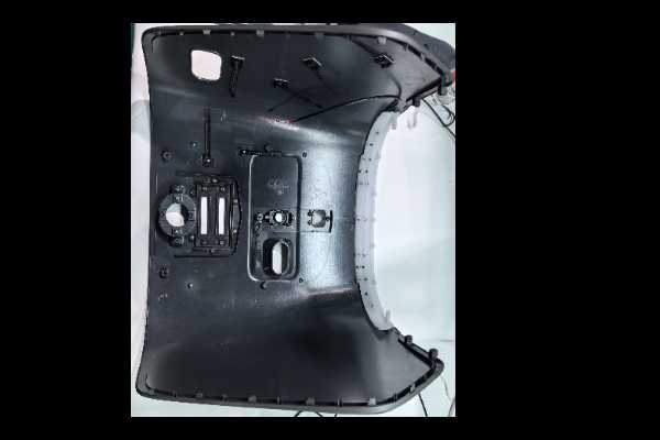 Rear shell assembly (black) - #PR-PDU-274B