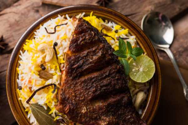 Fmly. Guntur Fish Pulav