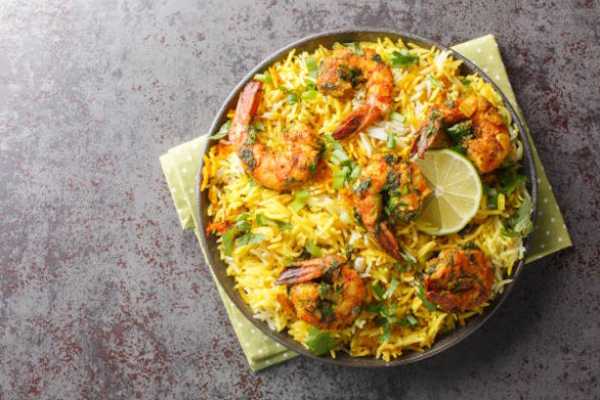 Karampodi Royyala Pulav(Shrimp)