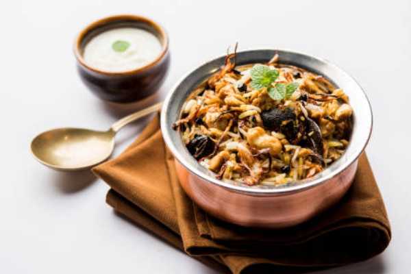 Gongura Mushroom Biryani
