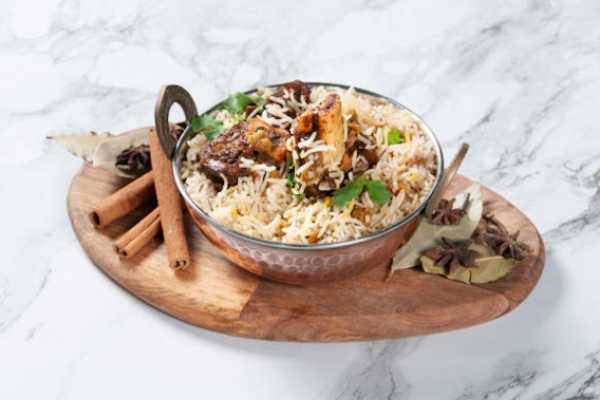 Dynamite Mutton Dum Biryani (Spicy)