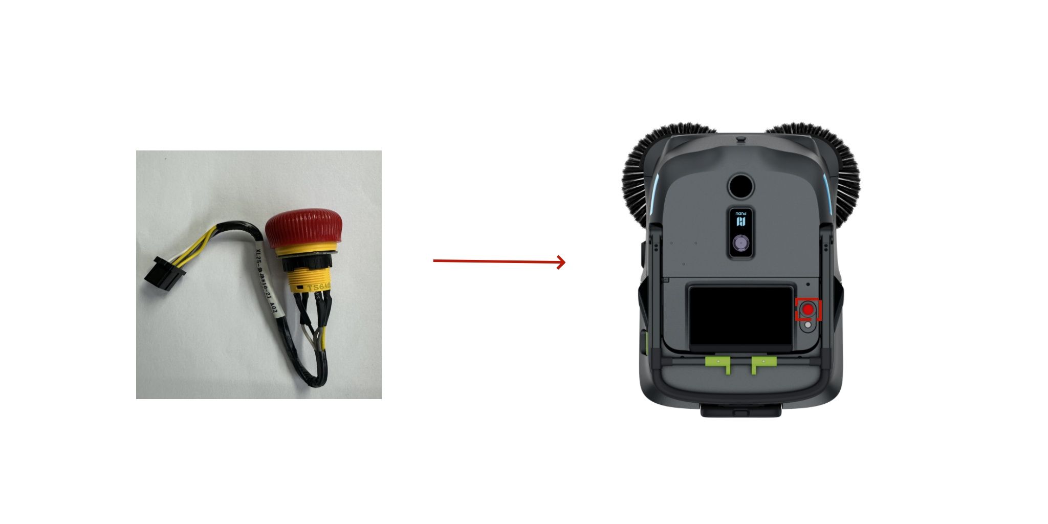 Emergency stop button - #PR-PDU-053C