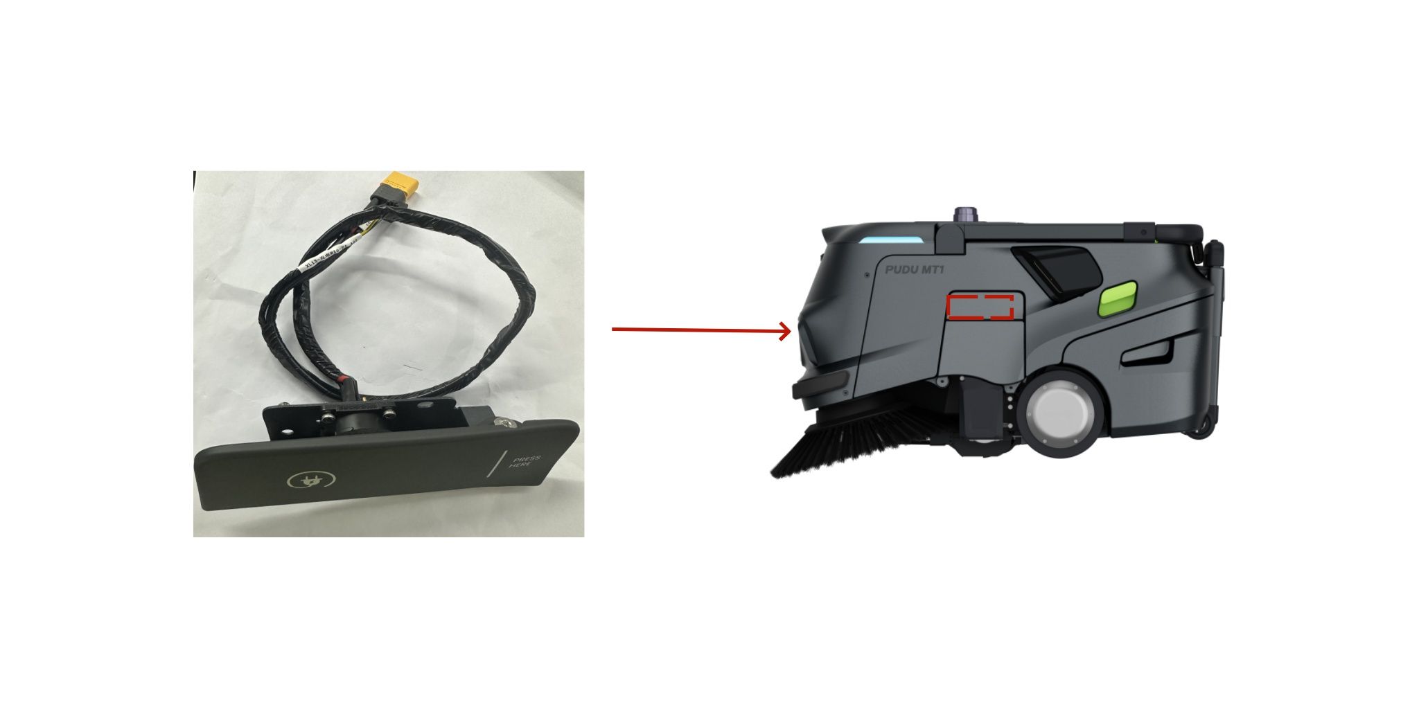 Charging port cover module - #PR-PDU-168A