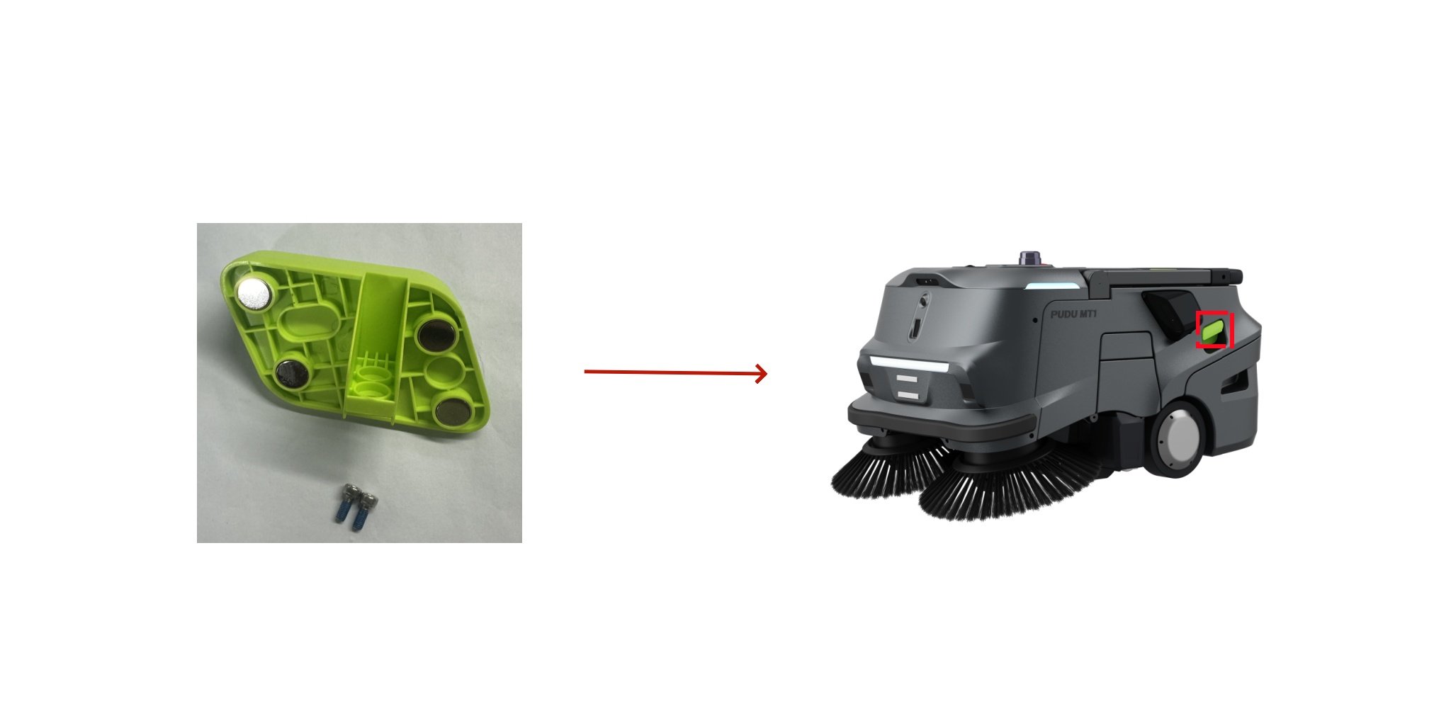Dust removal handle module