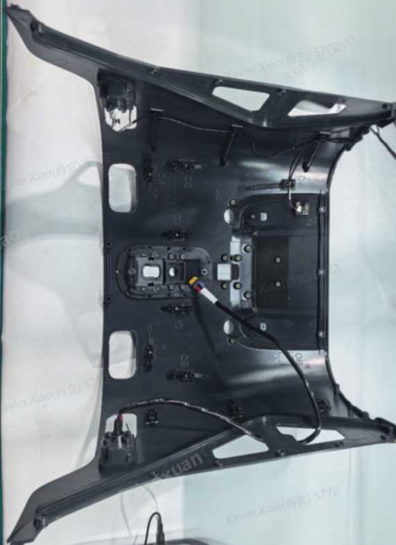 Front shell assembly (black)