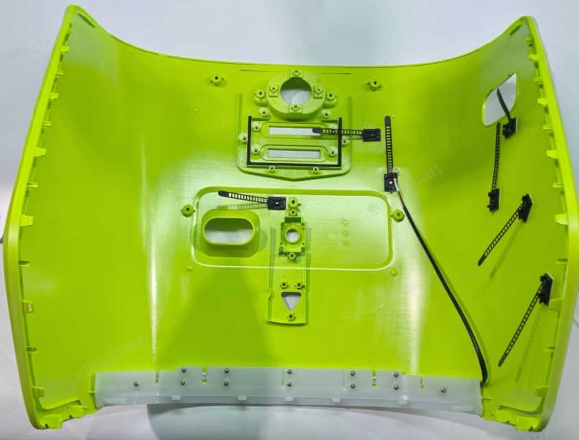 Rear shell assembly (yellow-green)