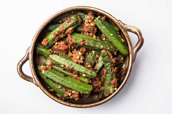 Okra Fry (With Peanuts)