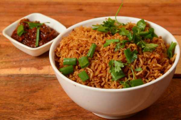 Schezwan Vegetable Fried Rice