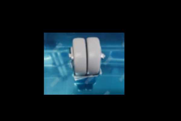 Double row omni-directional wheel - #PR-PDU-432C