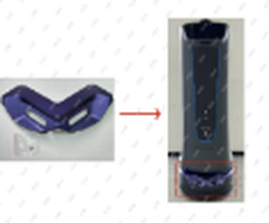 HolaBot bottom RGBD cover (Standard model)