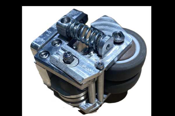 Smooth chassis rear cardan wheel, machine tool version - #PR-PDU-438C