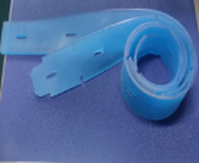 Squeegee-rubber PU strip (ice blue color) - #PR-PDU-538A