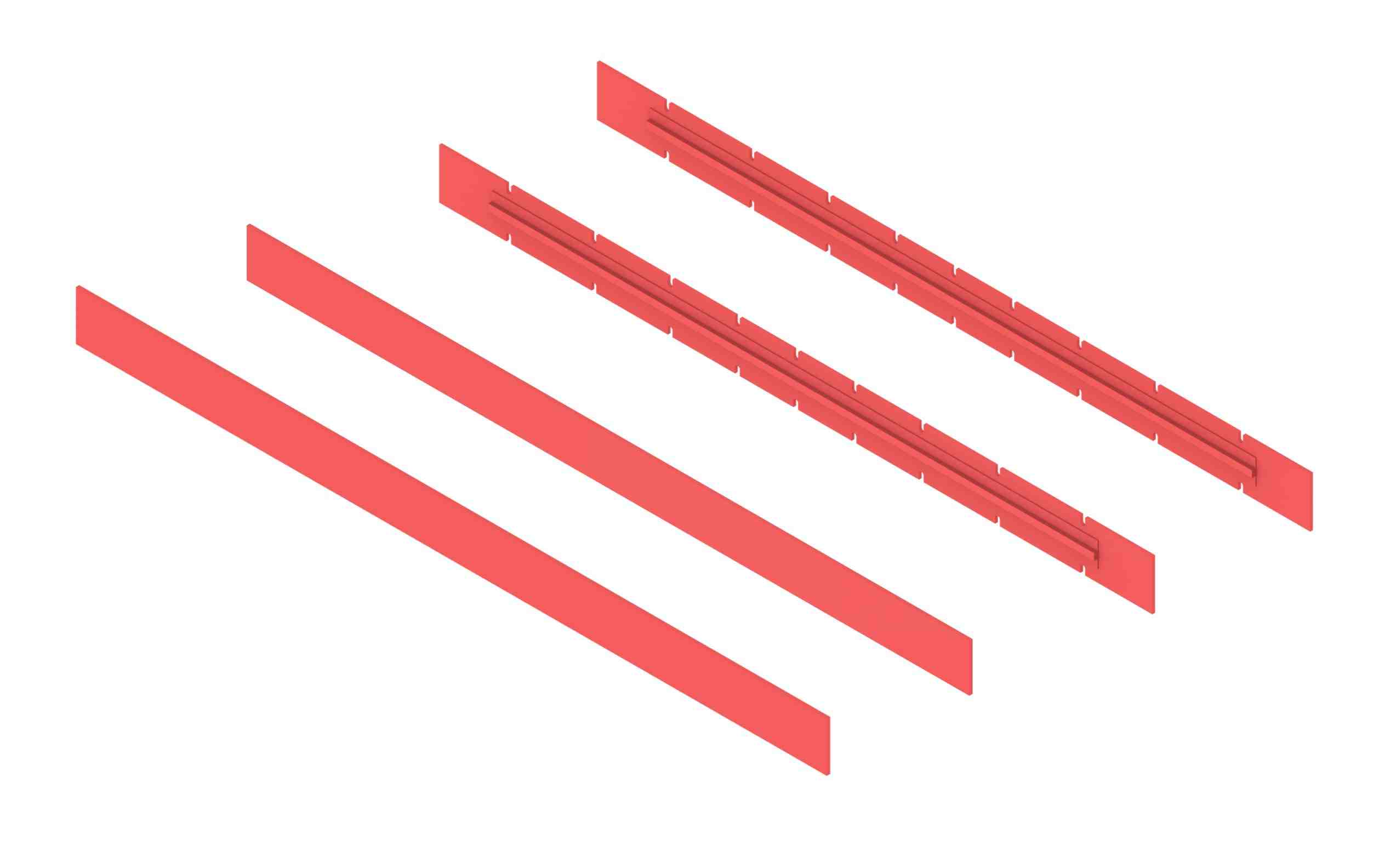 Squeegee-rubber strip kit(RED) - #PR-PDU-578B