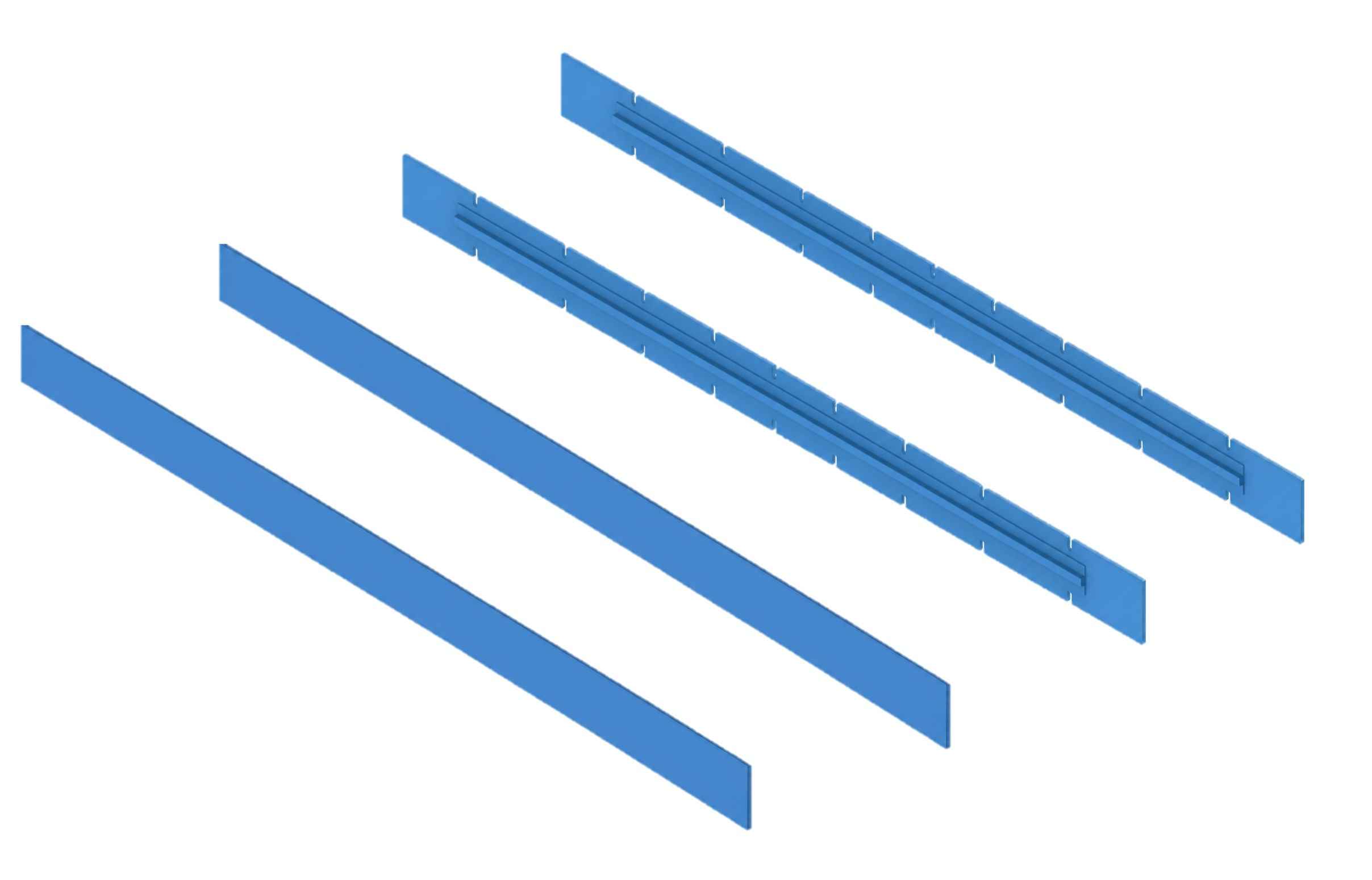 Squeegee-rubber strip kit(Blue) - #PR-PDU-585B
