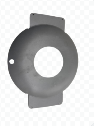 Curved grass pressing plate, reduced version