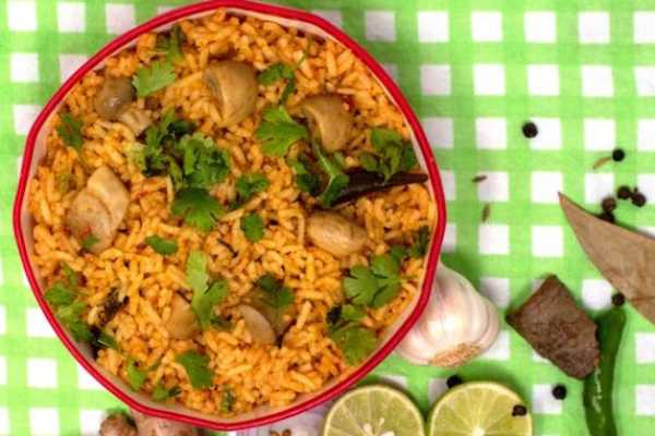 Mushroom Biryani