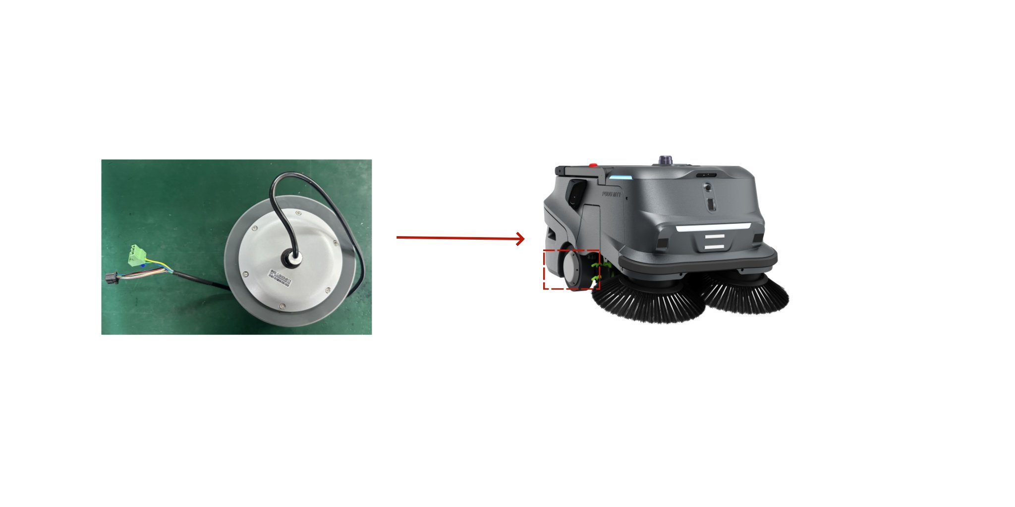 Wheel hub motor - #PR-PDU-461B