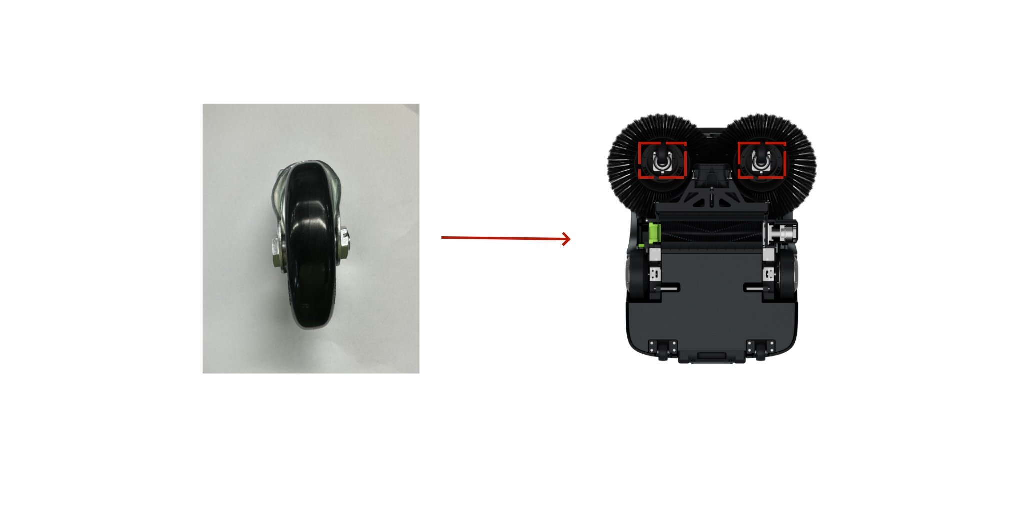 Universal wheel - #PR-PDU-464B