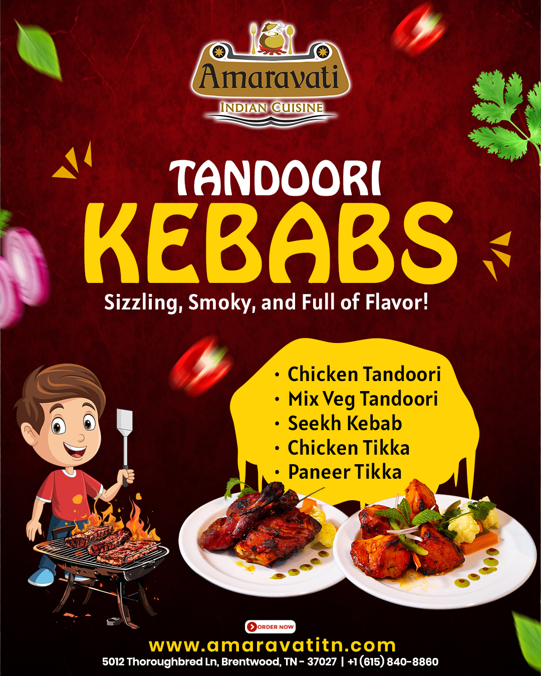 Tandoori Kebabs!