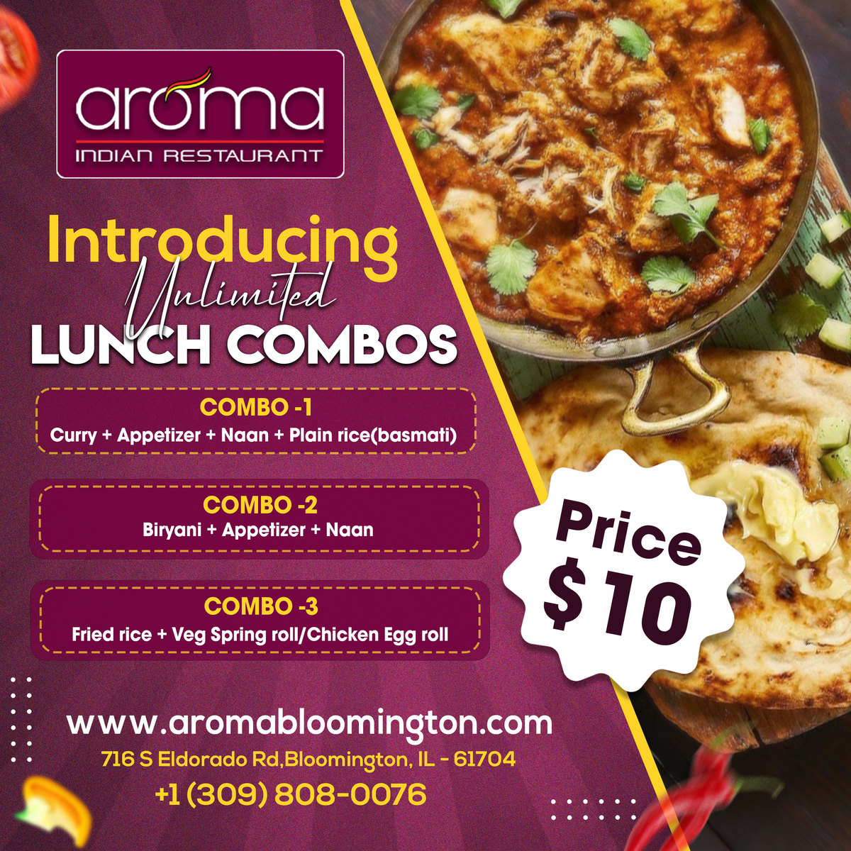 Unlimited Lunch Combos