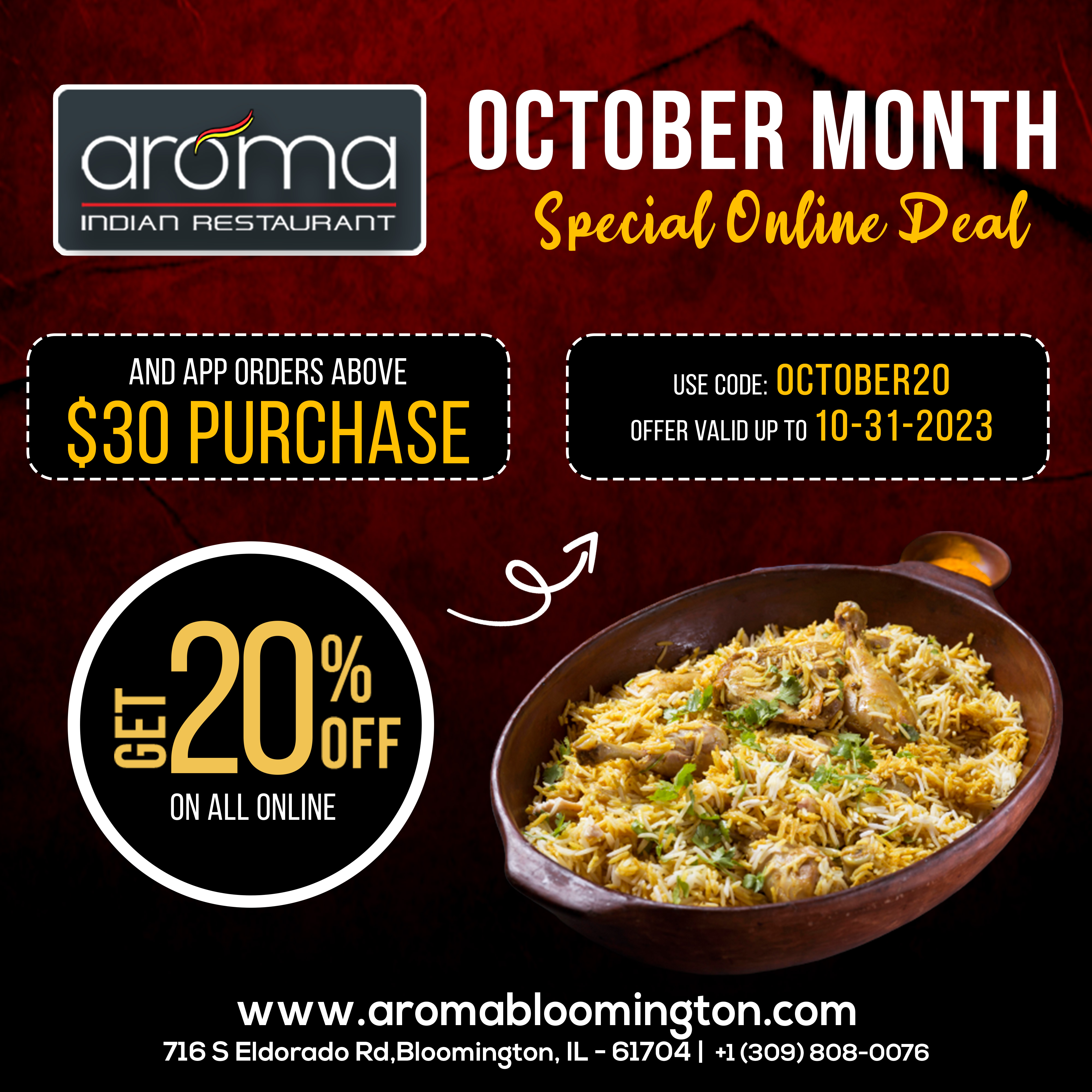 October Month Special Online Deal