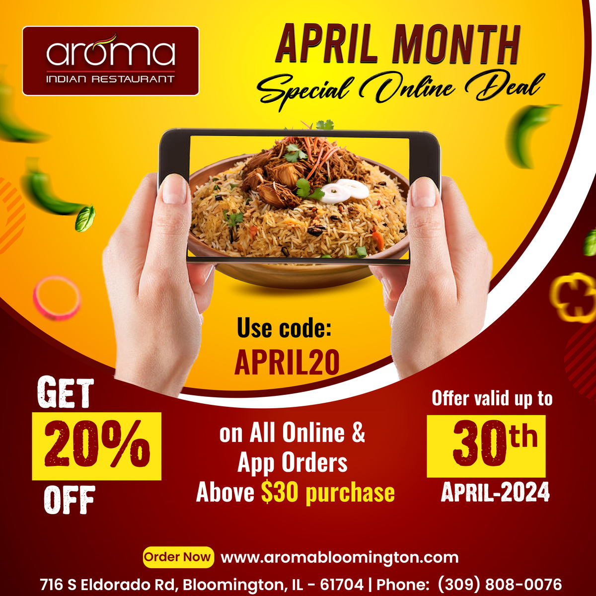 April Month Special Online Deal