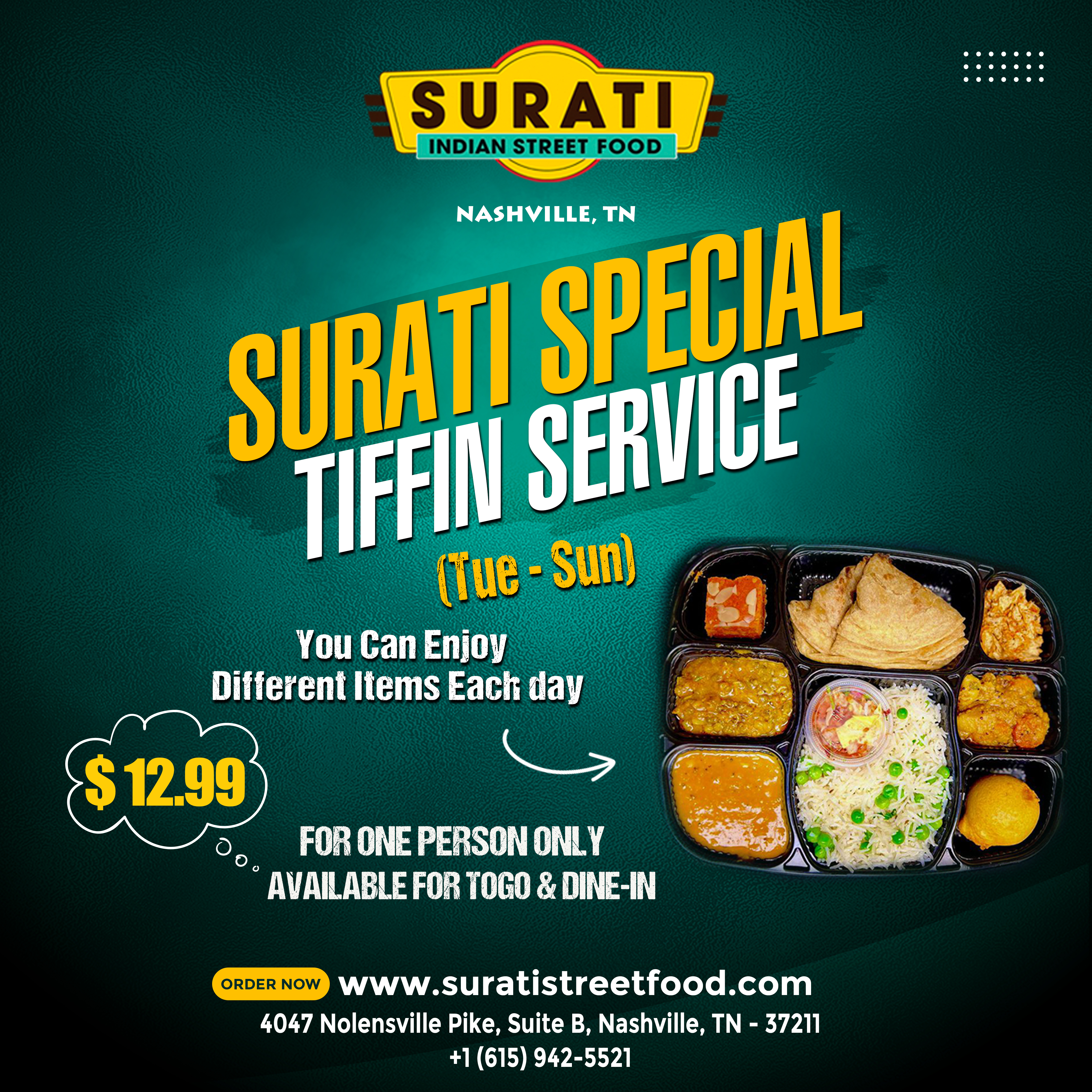 Surati Special Tiffin Service