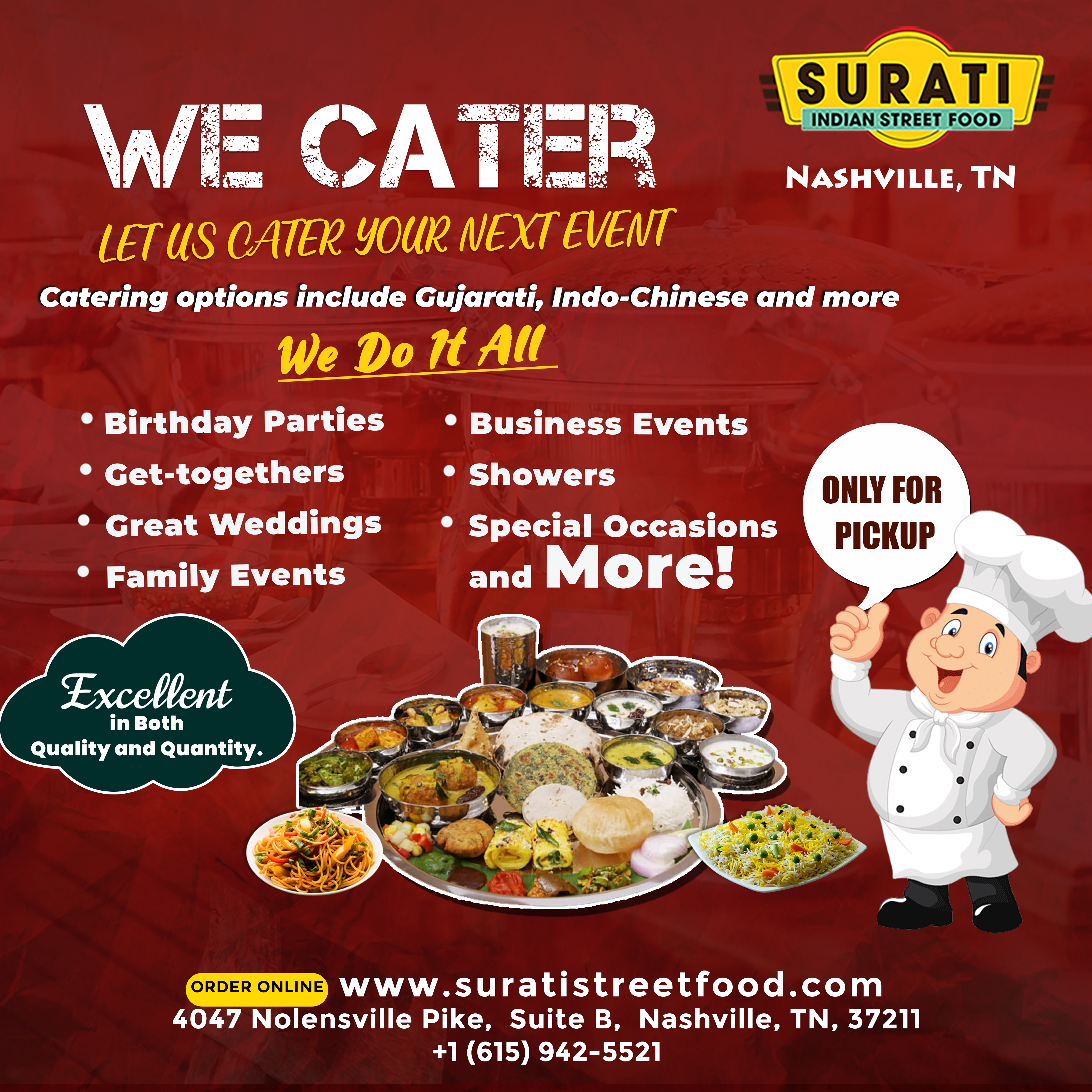 Catering Available