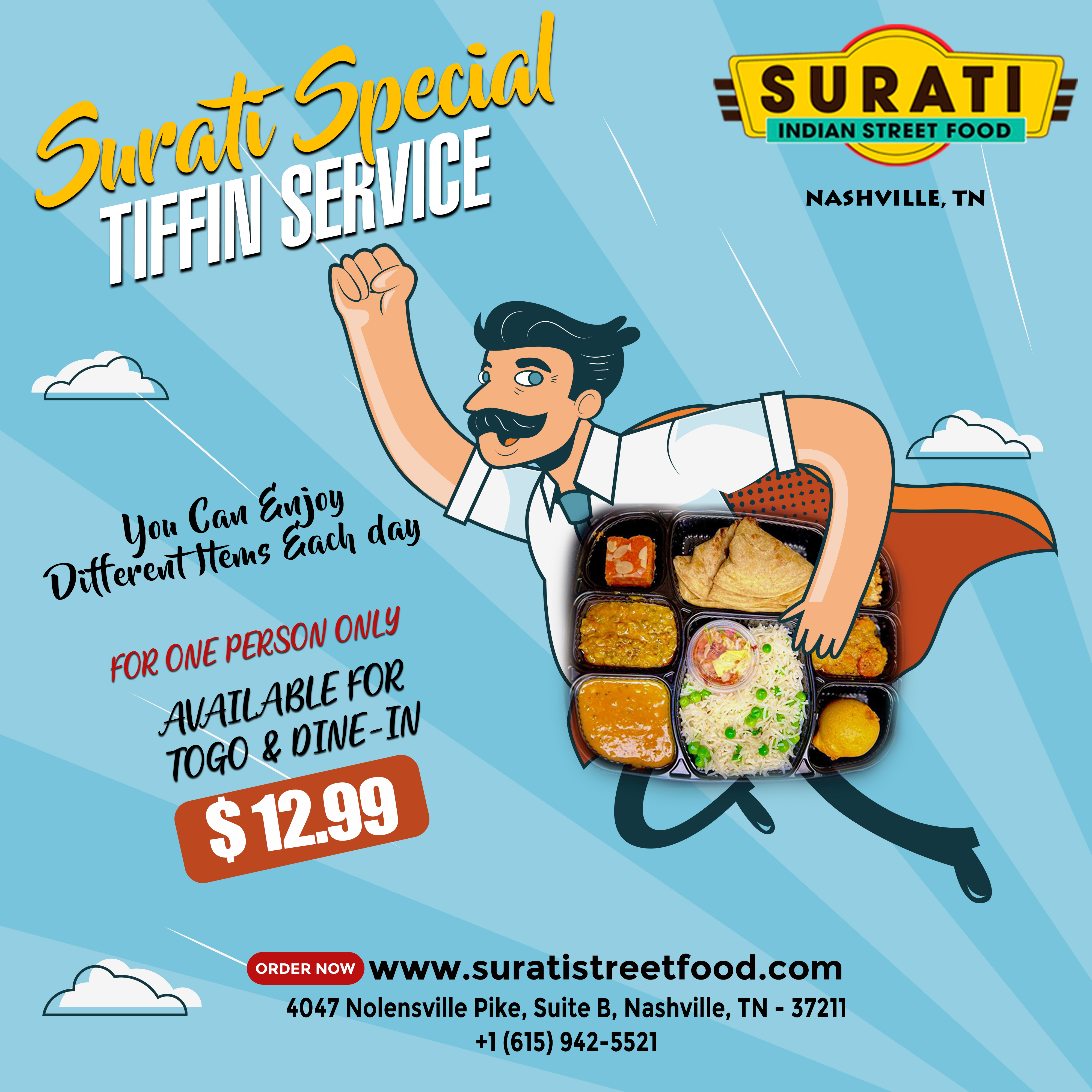 Surati Special Tiffin Service