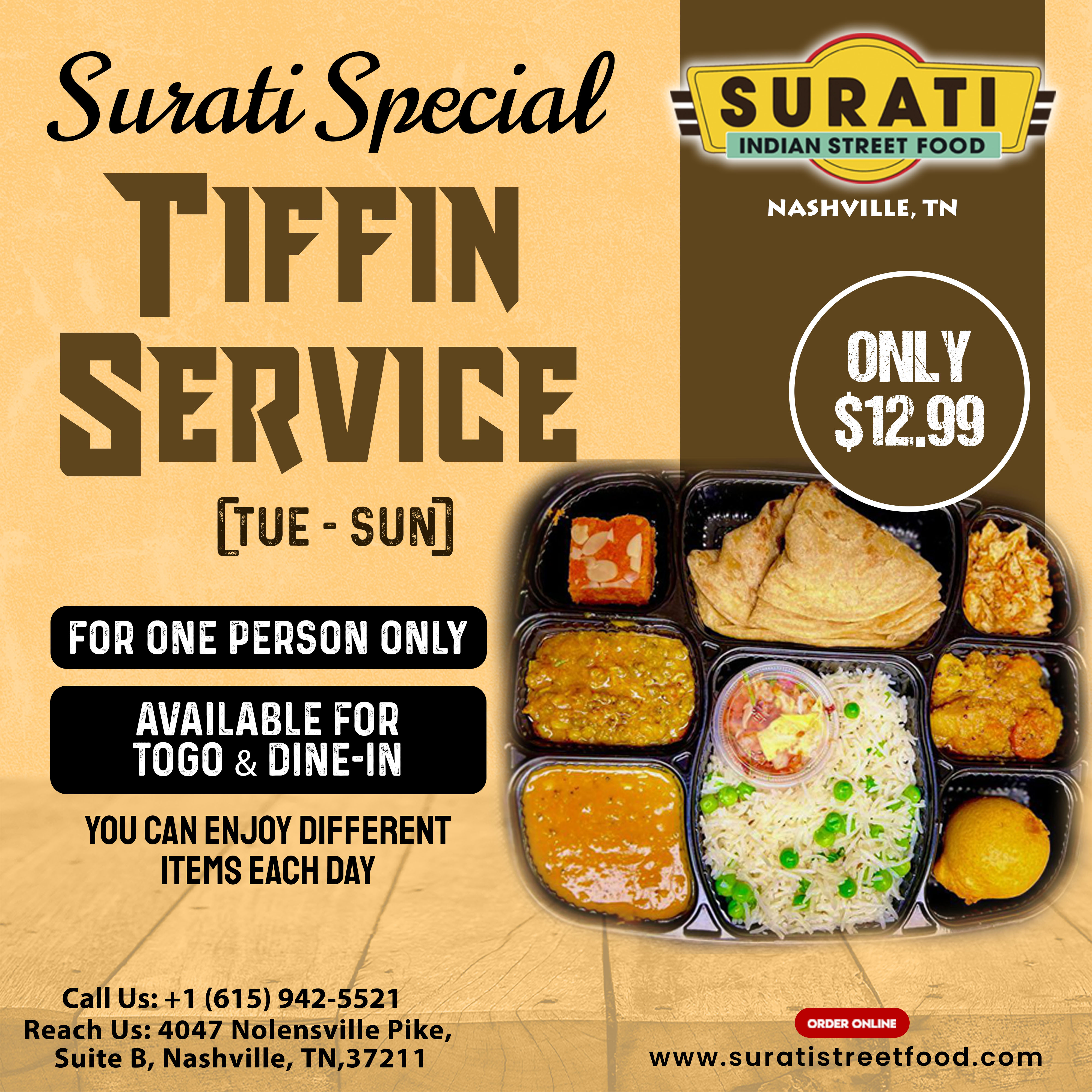 Surati Special Tiffin Service