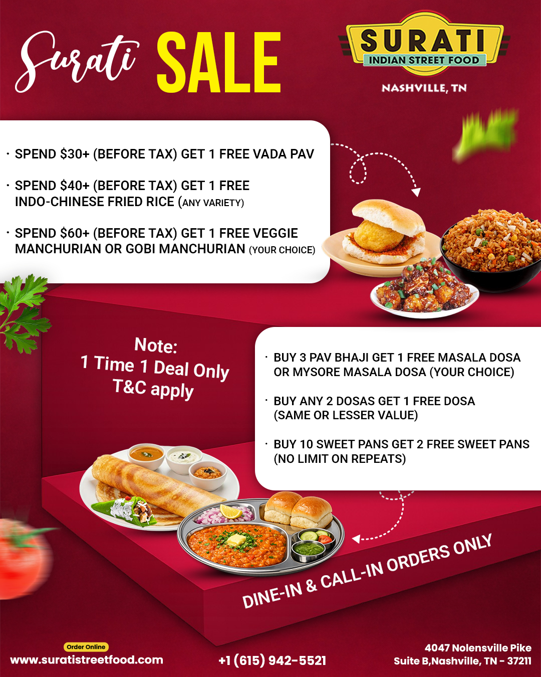 Can’t decide what to order? Our Combo Deals have you covered!