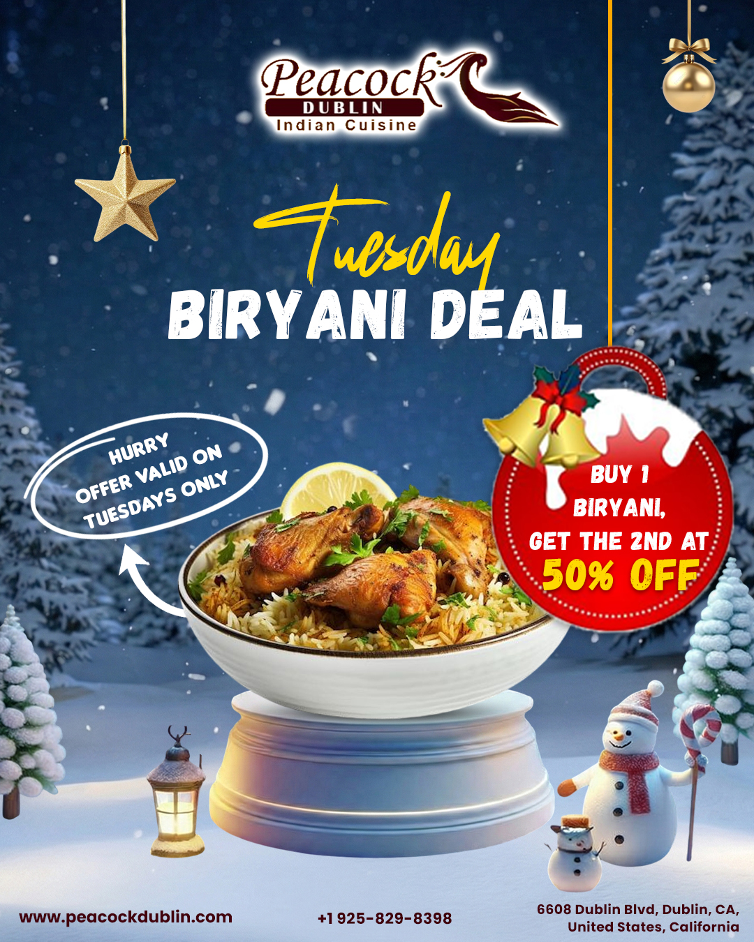 Tuesday Biryani Deal