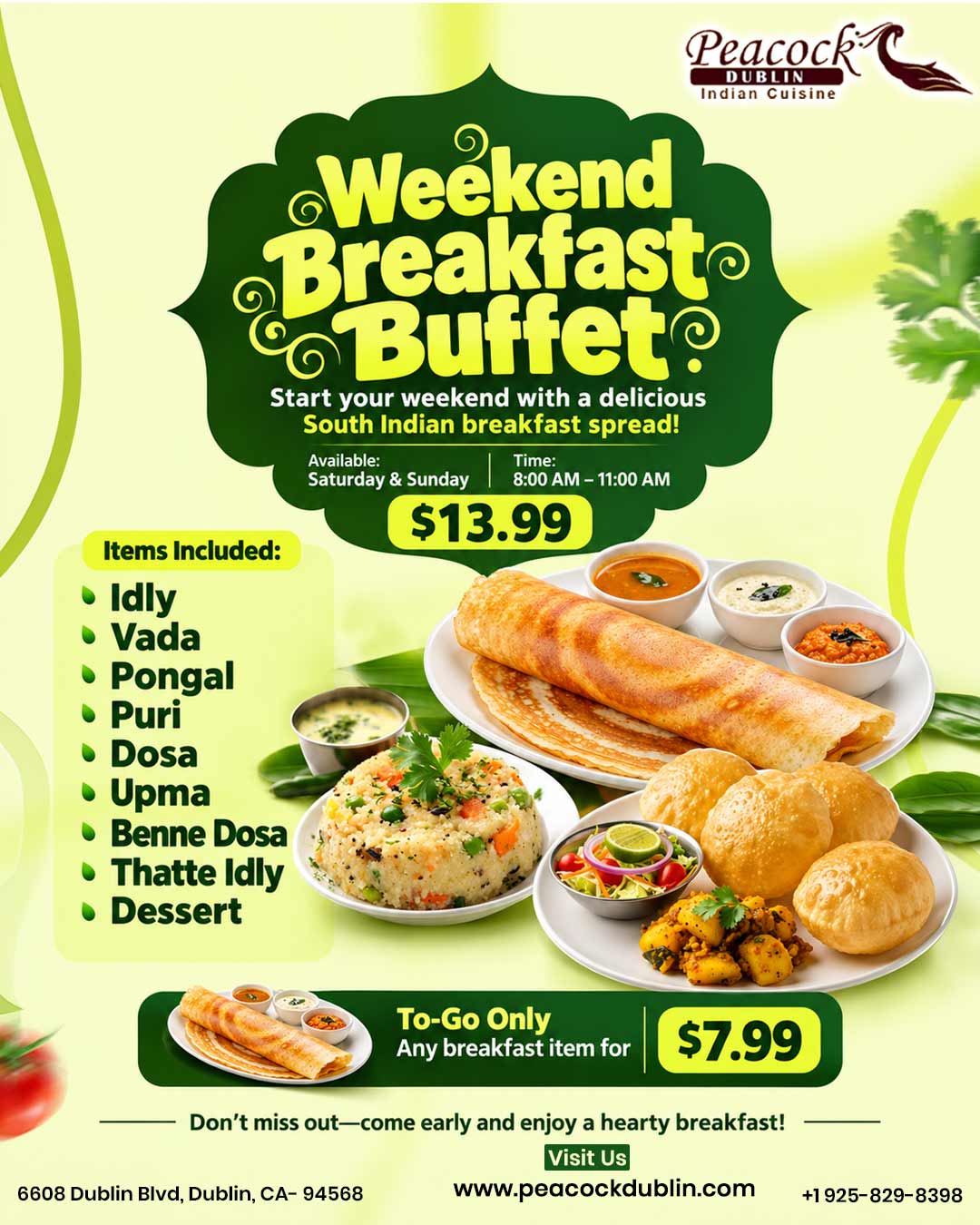 Weekend Breakfast Buffet