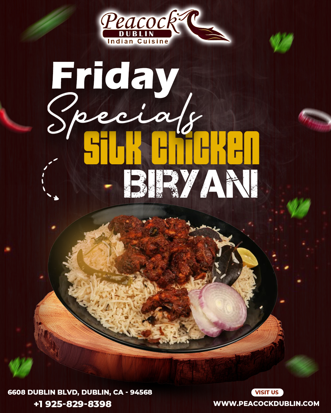 Friday Special - Silk Chicken Biryani 