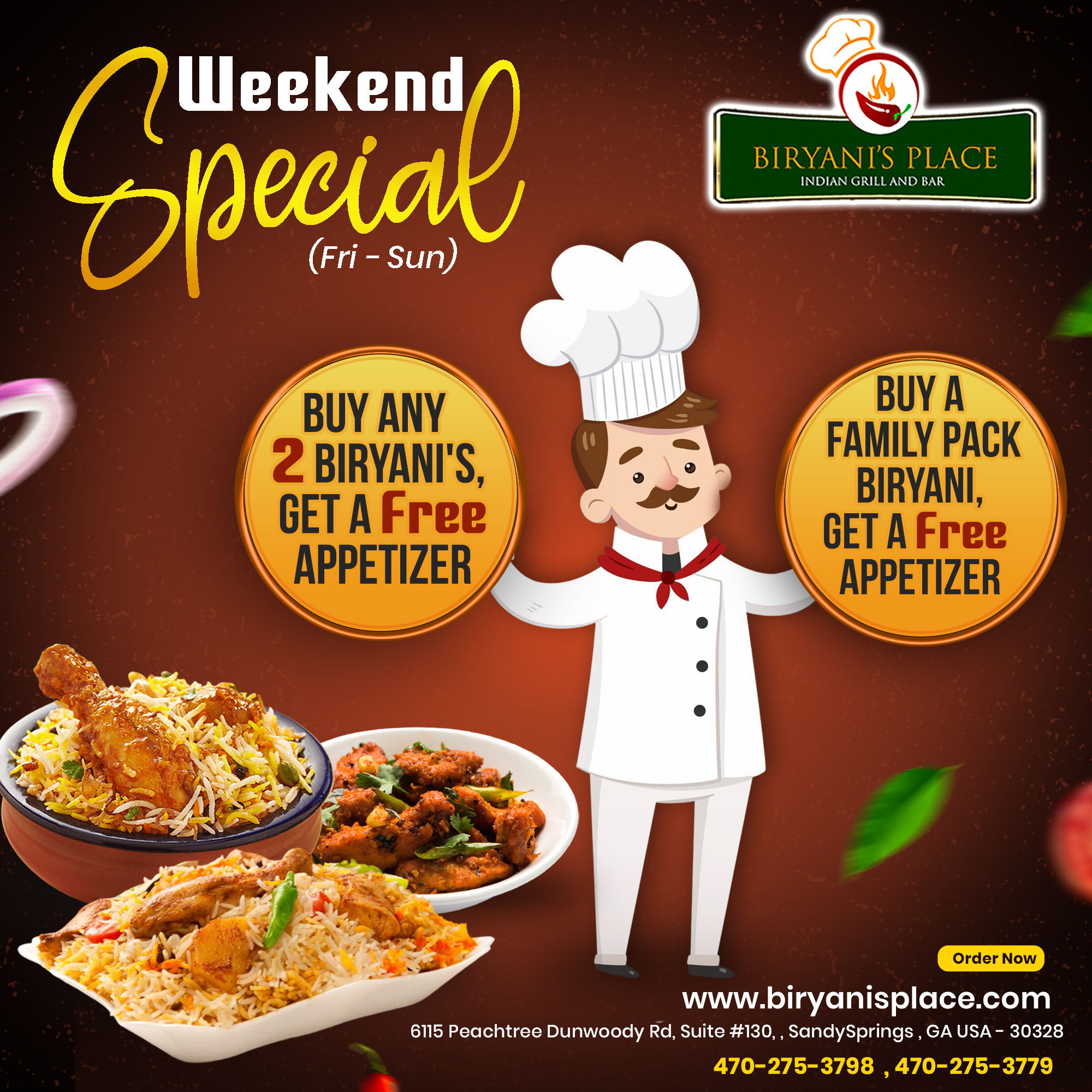 Weekend Specials