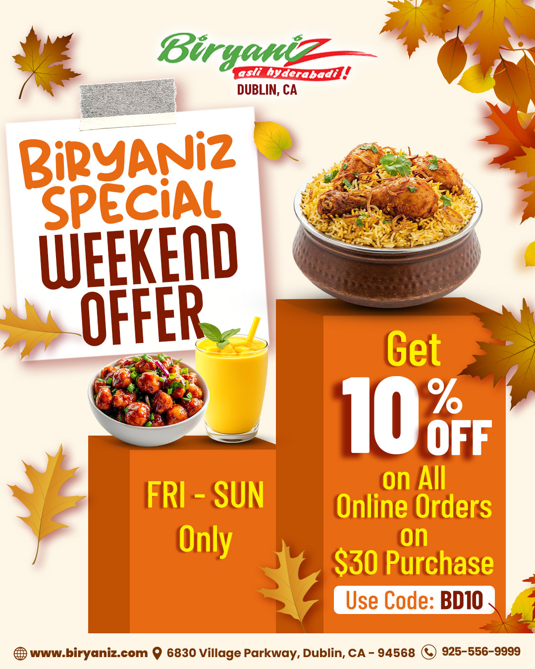 Biryaniz  Special Weekend Offer