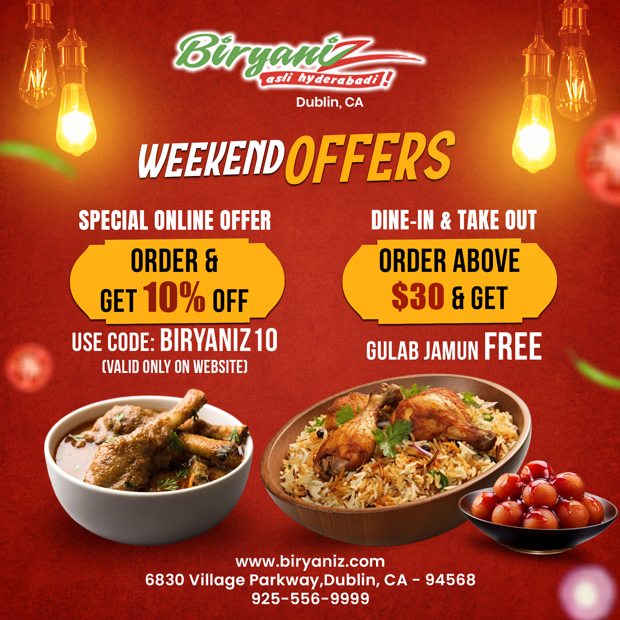 Weekend Offers!