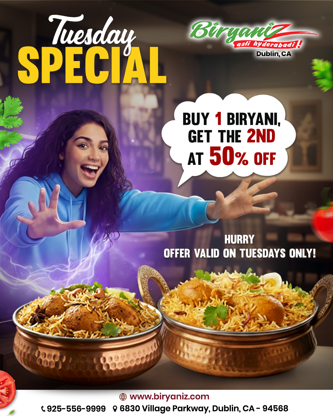 Tuesday Biryani Deal