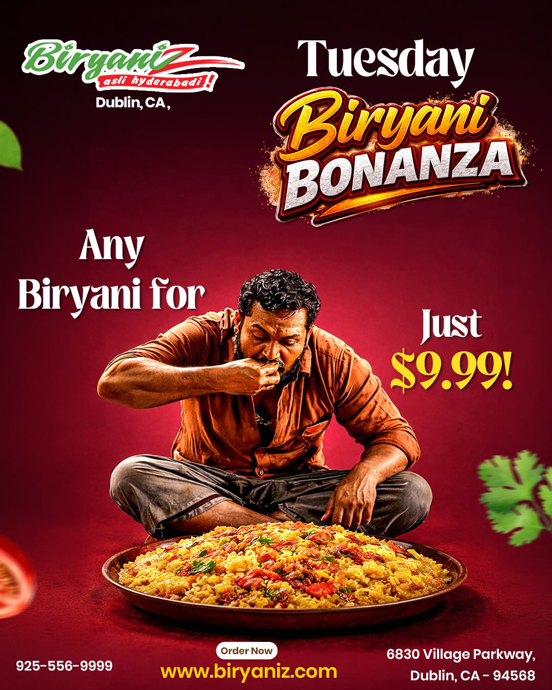 Tuesday Biryani Deal