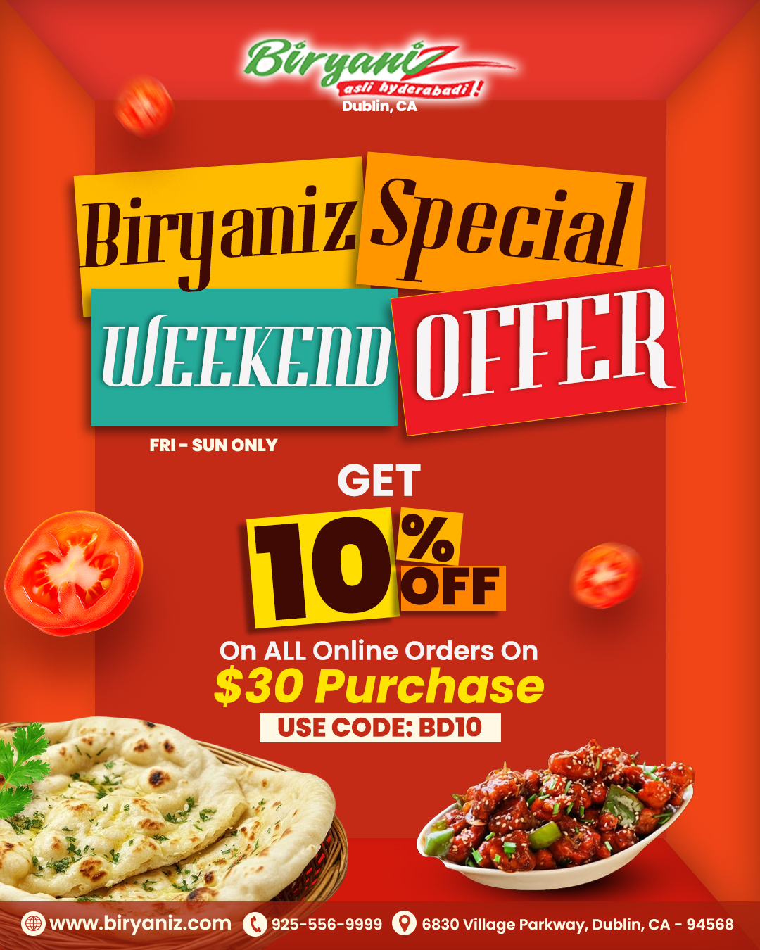 Biryaniz  Special Weekend Offer