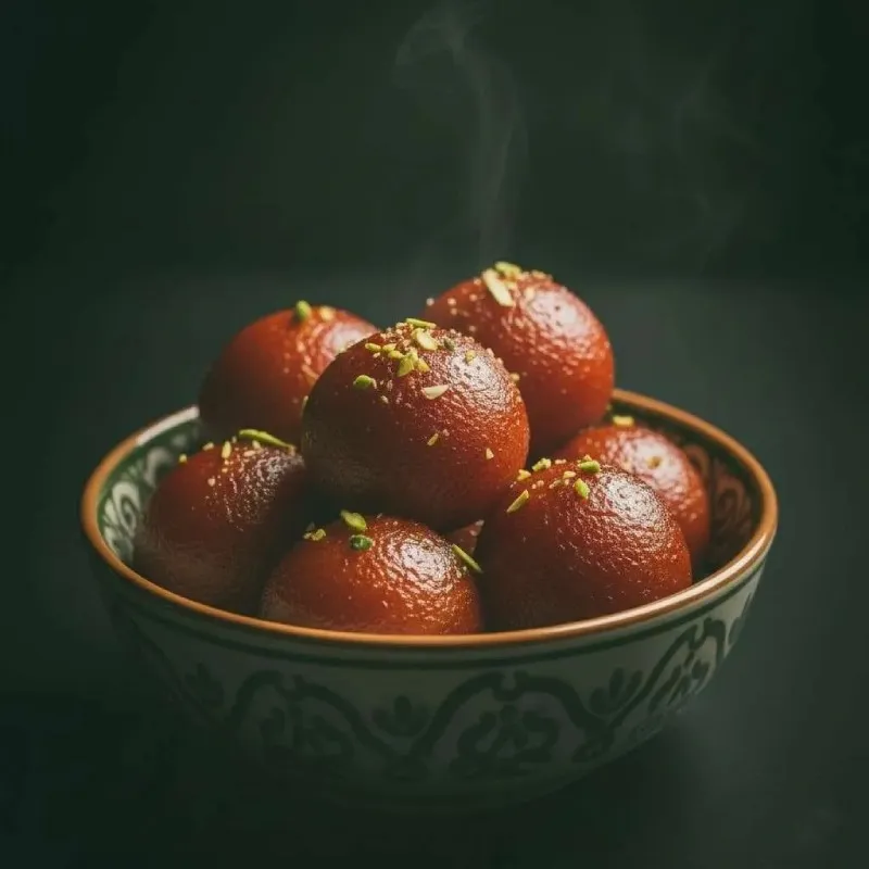 Gulab jamun Indian dessert from Biryaniz Indian Cuisine