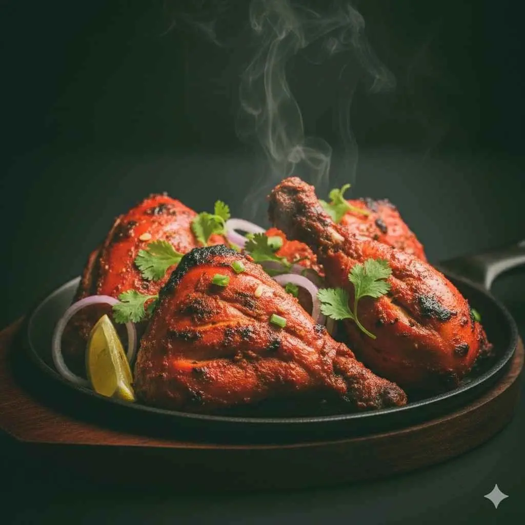 Tandoori chicken starter at Biryaniz Indian Cuisine