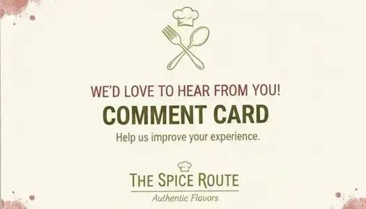 Comment Card