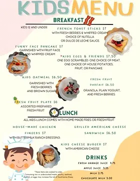 Kids Menu